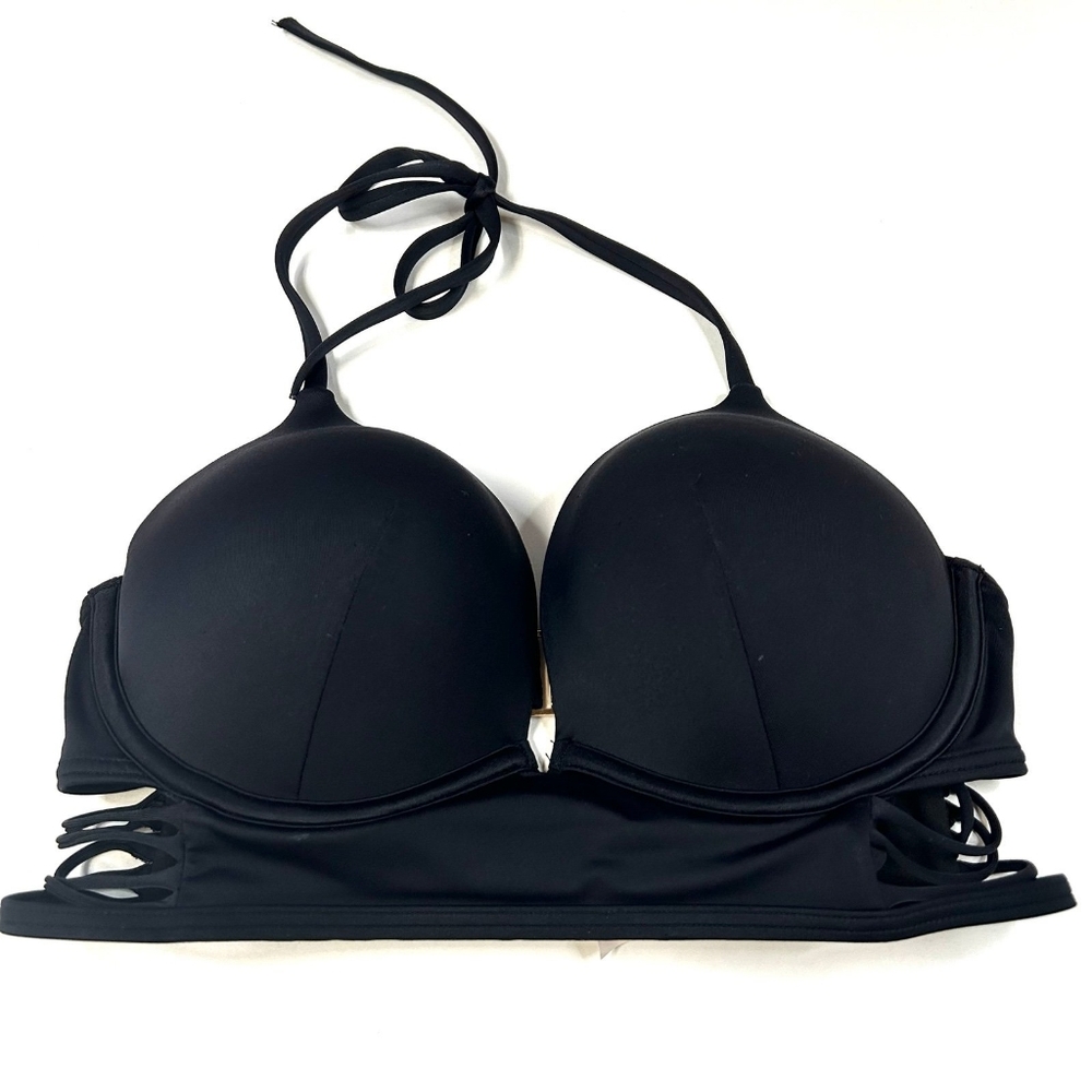 Victoria's Secret SwimVS Archives Swim Bombshell Push-Up Longline Bikini Top
